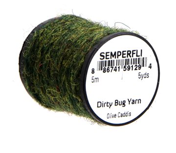 SemperFli Dirty Bug Yarn Olive Caddis